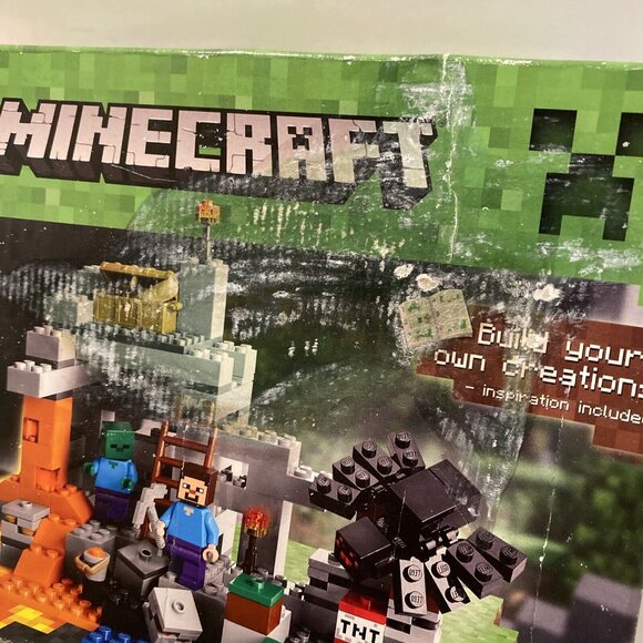 LEGO® Minecraft® 21113- The Cave- 249 Pieces- New Product in Damaged Box - Picture 10 of 12